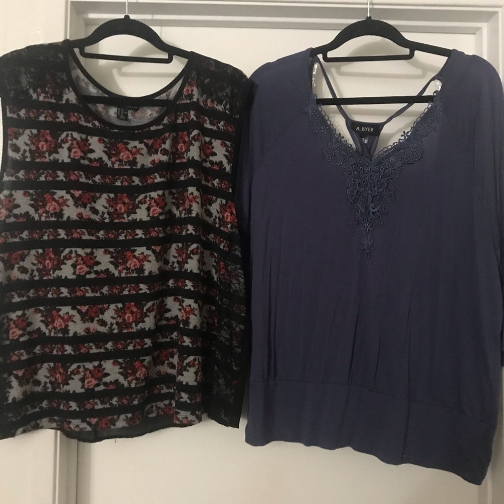 2fer $15 Tank and blouse